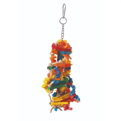 Picture of Bubimex Bird toy with rope